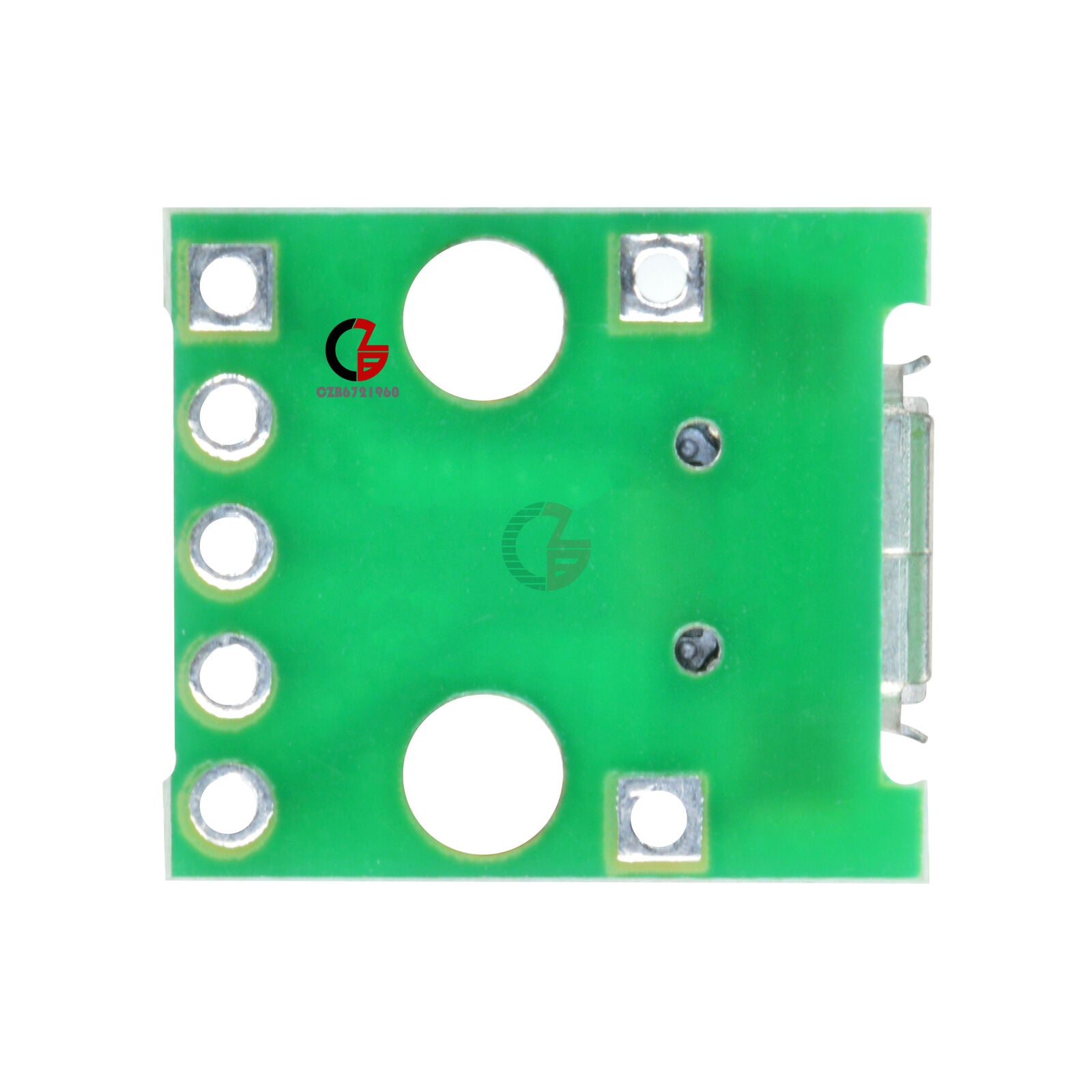 5pcs MICRO Female USB to DIP Adapter Converter for 2.54mm PCB Board DIY Power