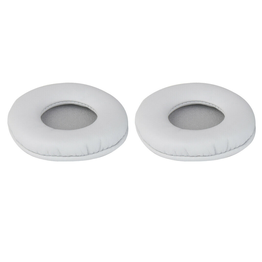 Pair Headphone Replacement Earpad Cushion for   MDR-ZX600 White with Grey