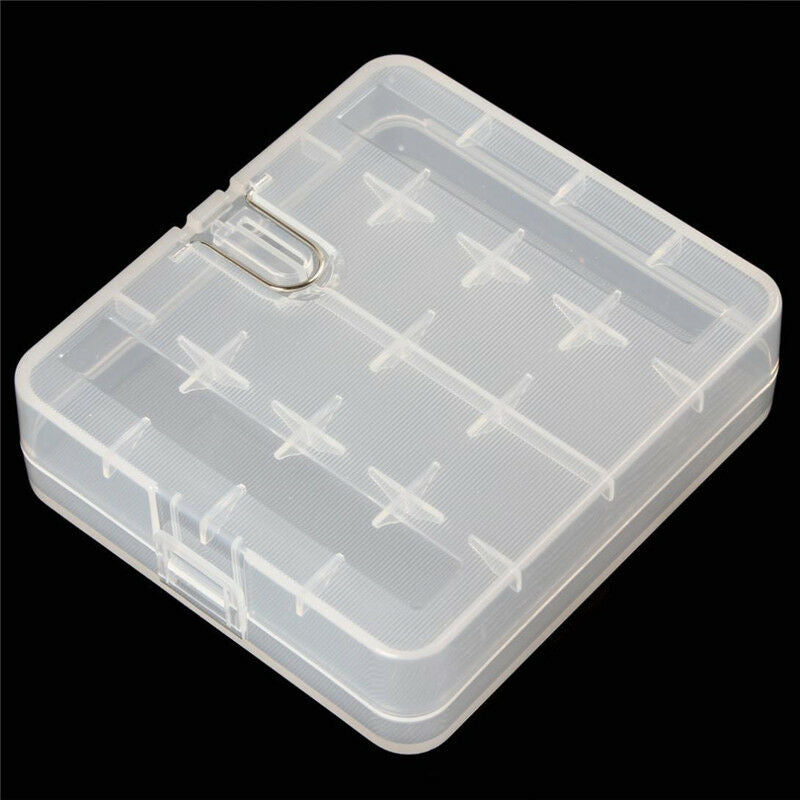 Portable Hard Plastic Battery Case Holder Storage Box for 4x18650 Batteries MF