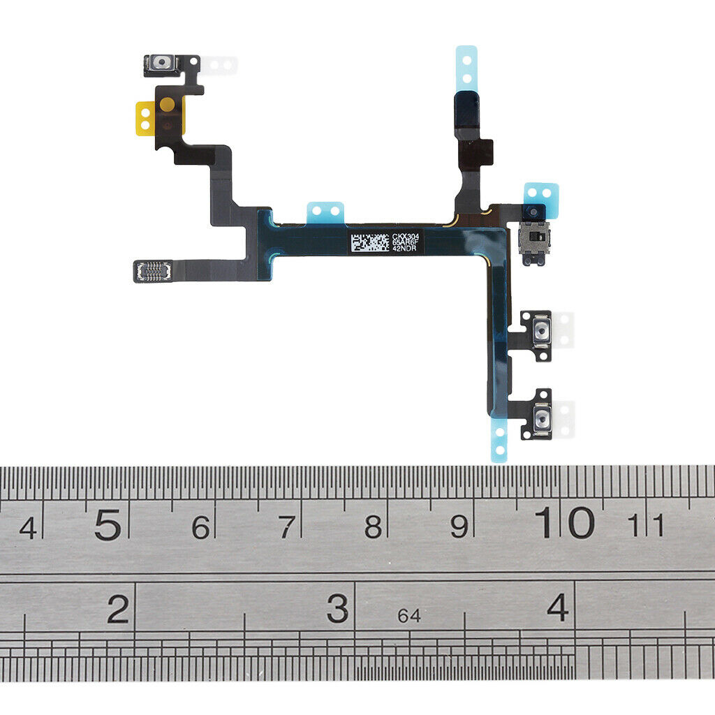 Power ON/OFF Volume Mute Button Switch Connector Ribbon Flex Cable For 5
