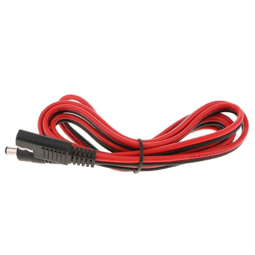 12-24V SAE to DC5521 Power Cable for Motorcycle Heat Clothing Adapter 5Ft