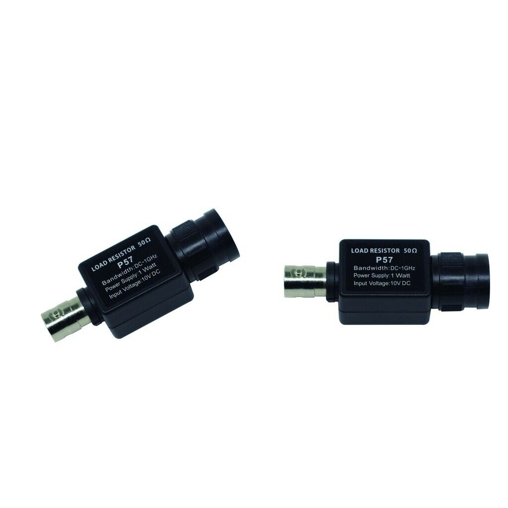 2Pcs 50Ohm Insert Type BNC Adapter Feed Through Terminator Q9 Adapter