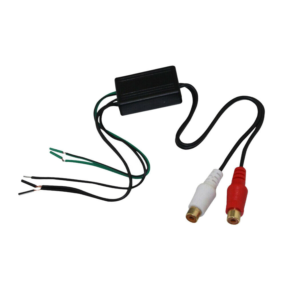 Speaker Converter Line Output to 2 RCA IN / OUT High / Low