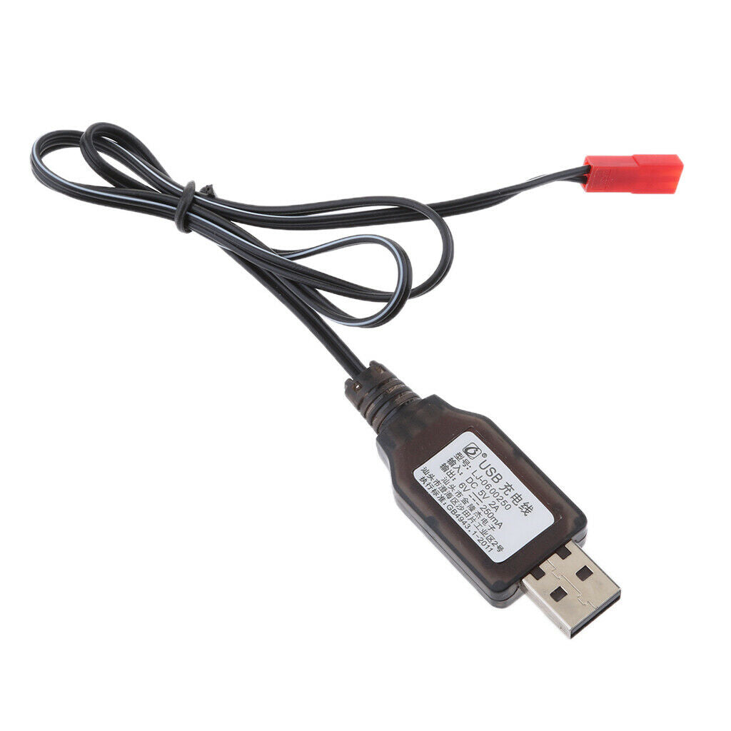 Premium 6V USB to JST Plug NI-MH NI-Cd Battery Charging Cable for RC Drone