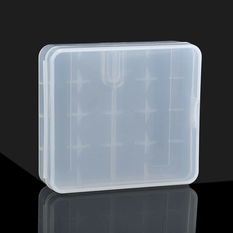 Portable Hard Plastic Battery Case Holder Storage Box for 4x18650 Batteries MF