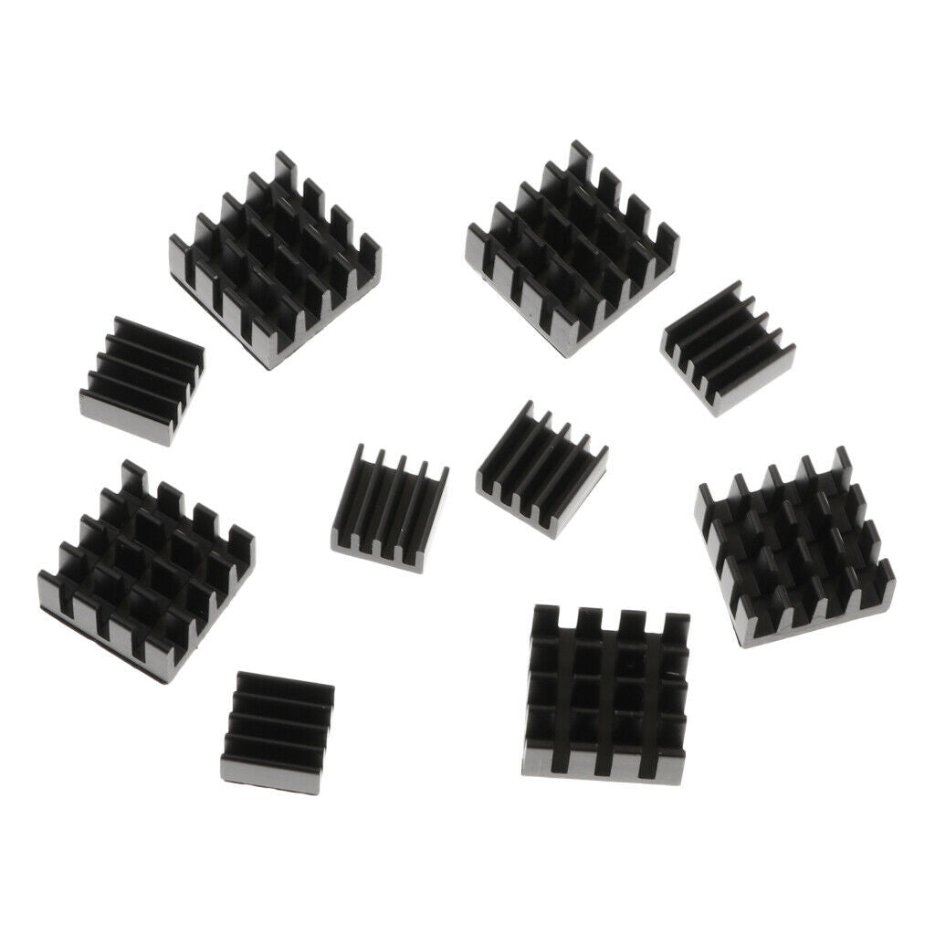 5Pairs For Raspberry Pi 2/B+ Aluminum Heatsink Cooling Fin 14x14mm Aluminum