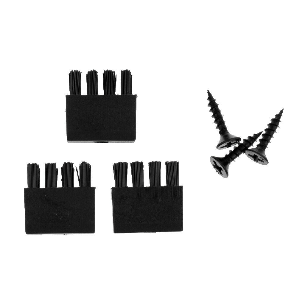 durable 3 Pieces Arrow Rest Replacement Brush with Screw Compound Bow
