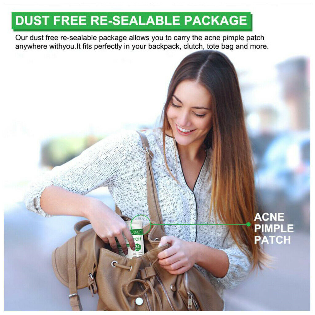 24pcs Acne Stickers Acne Patch Transparent Invisible Remover