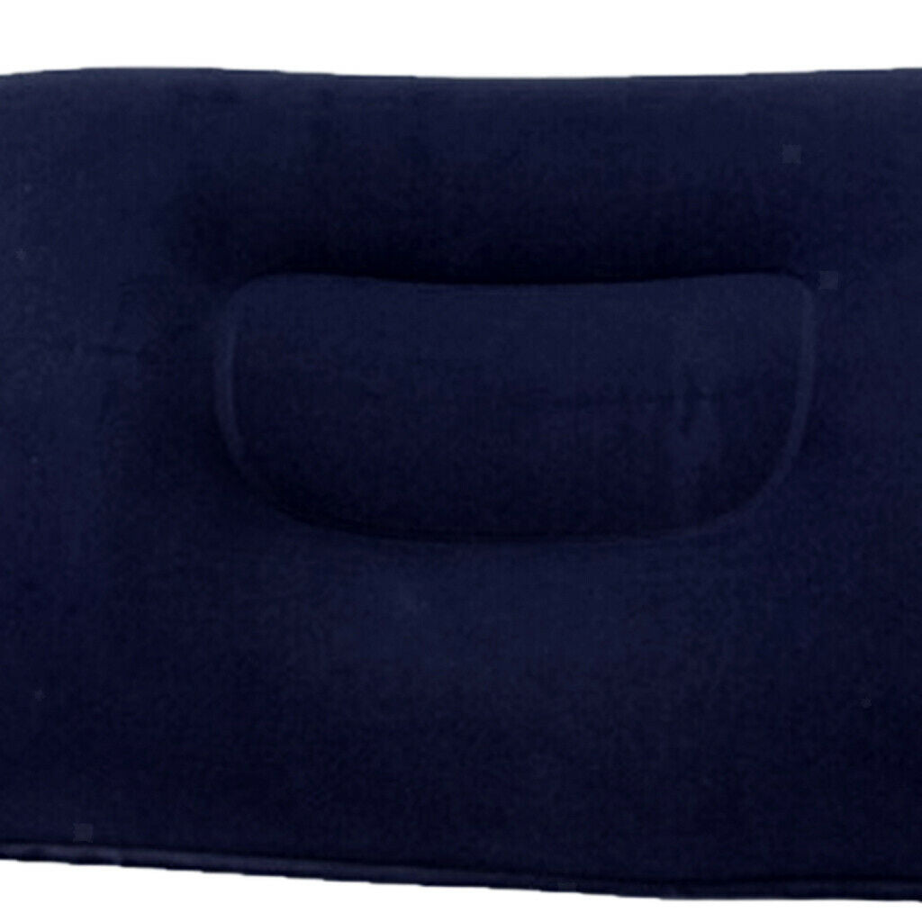 Inflatable Camping Pillow Lightweight Travel Air Cushion Dark Blue Outdoors