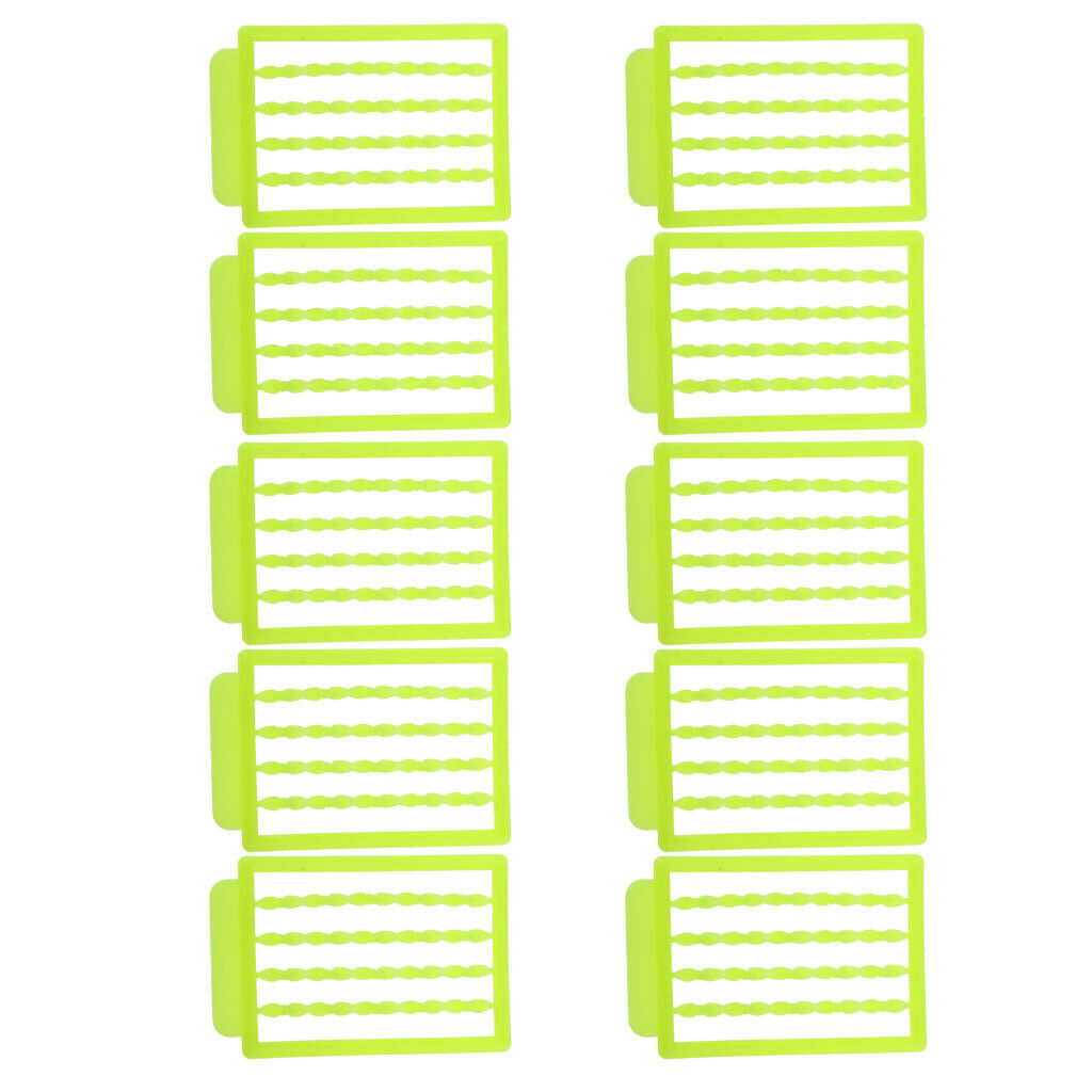 10pcs Boilie Stoppers Carp Fishing Pellets Bands Bait Elastic Bands Yellow