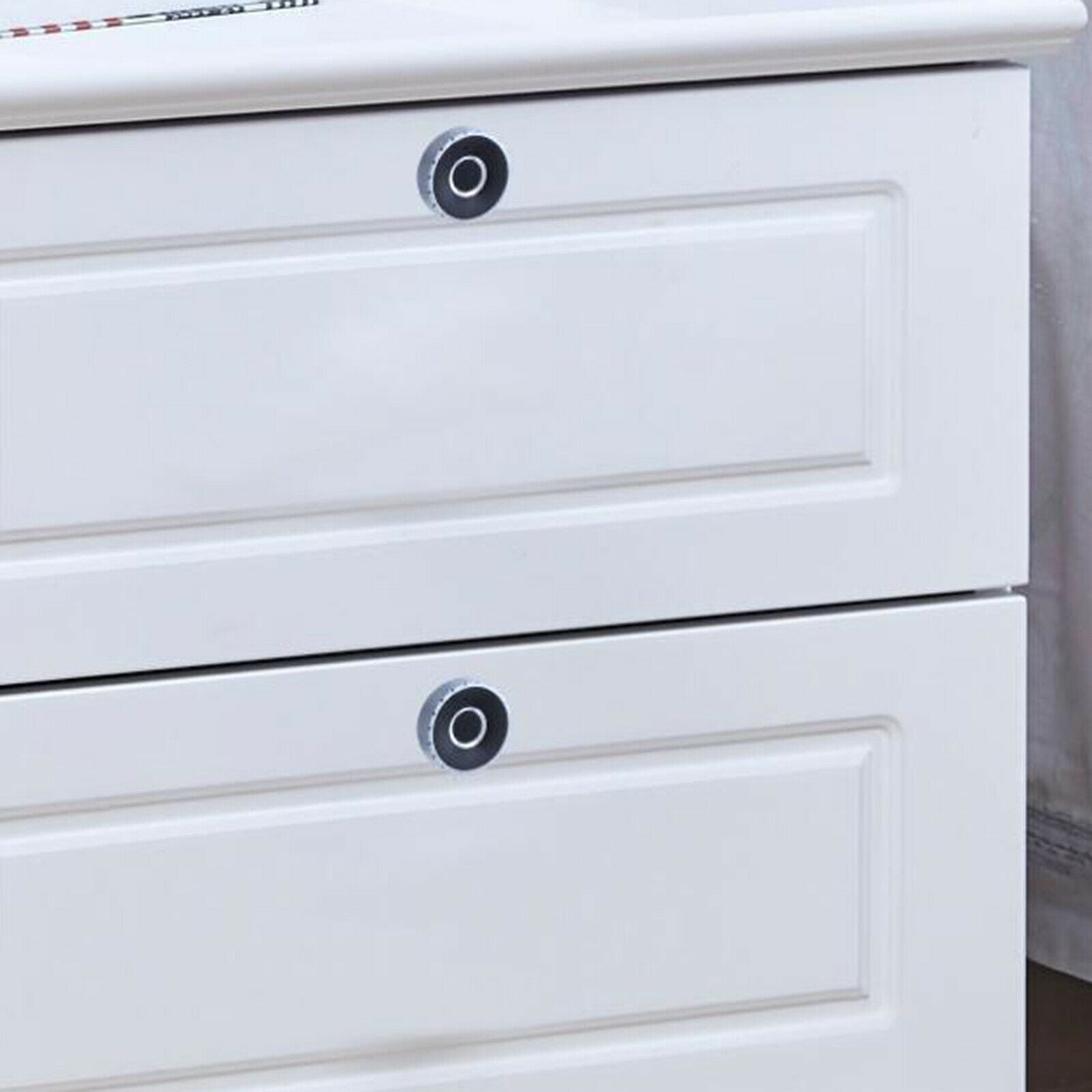 Drawer Fingerprint Lock Cabinet Door 2-in-1 with Key File Cabinet Lock Kit
