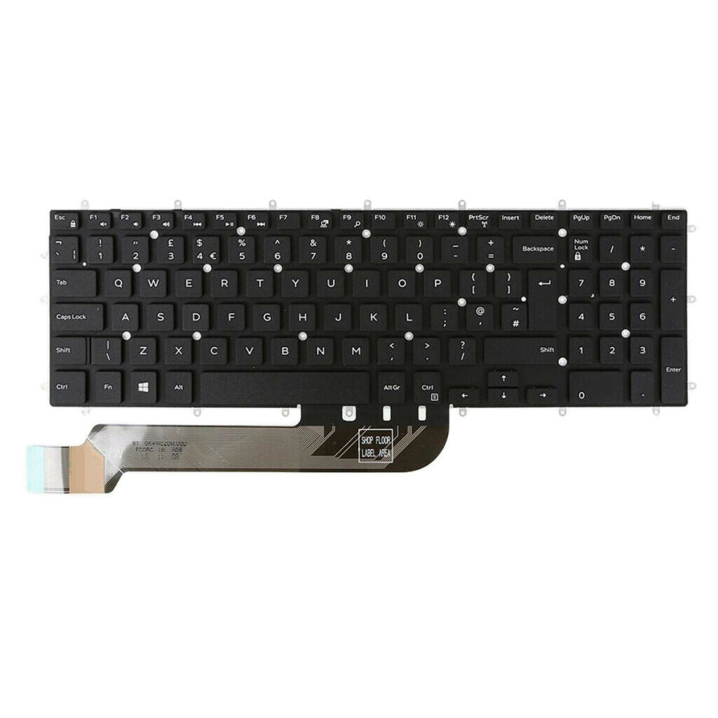 (1)Laptop Replacement UK Keyboard For Dell Inspiron 15-7566 7567 7577 7786