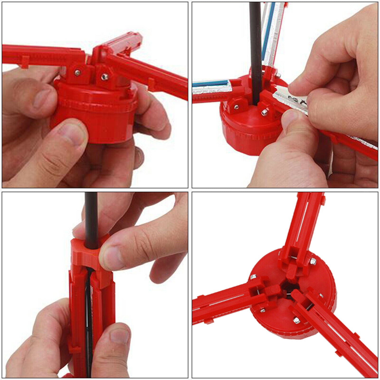 Cylindric Archery Fletching Jig Fletches DIY 3.2-11mm Arrows Making Hunting