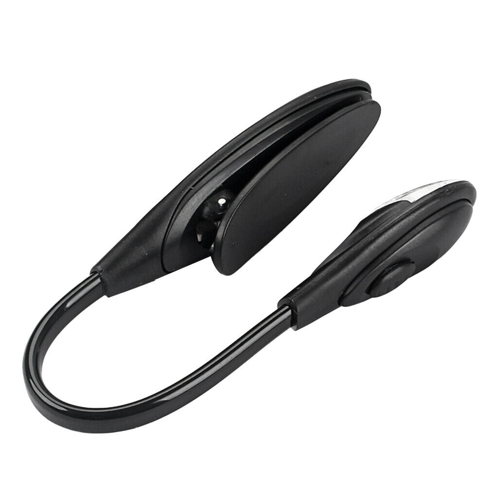 Black Rechargeable Music Stand Lamp Perfect For Bookworms, Kids&Music Player