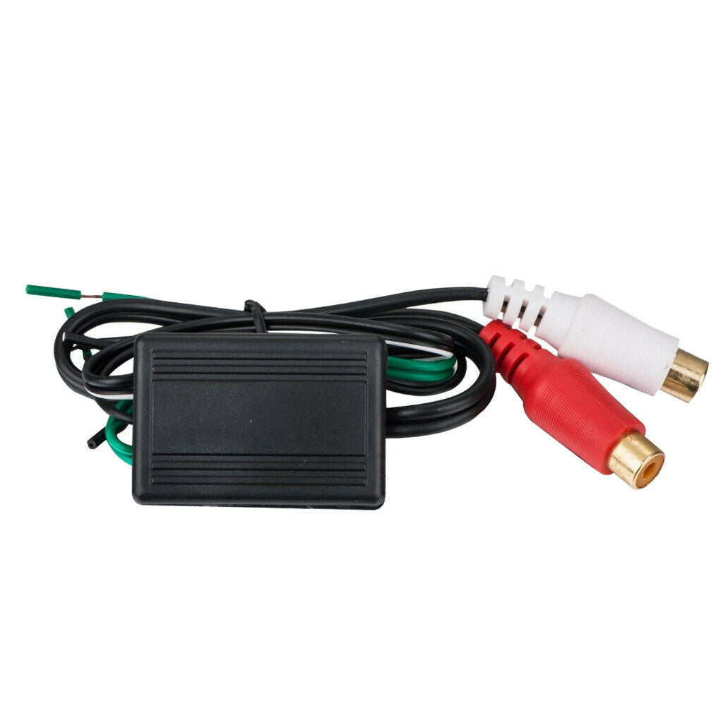 Prettyia   Car   Audio   Speaker   Wire   to   2RCA   Line   Output   Converter