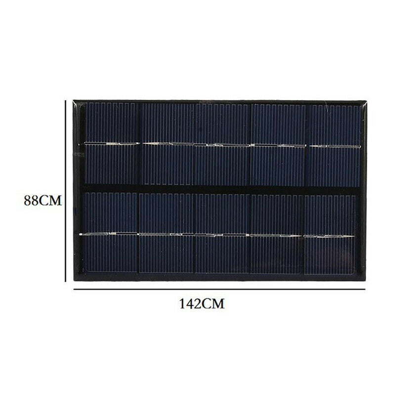 Solar Panel Generator System Portable Home Kit LED 5V USB Charger solar panels
