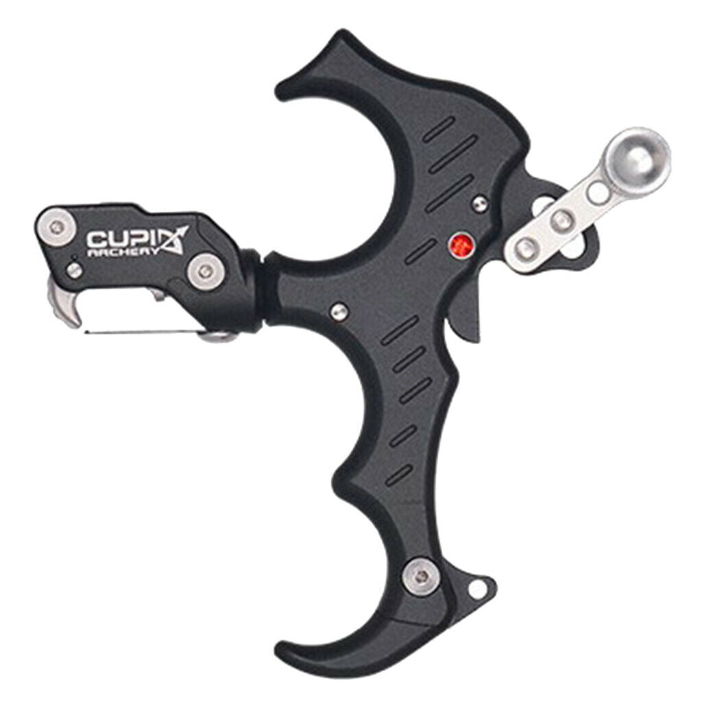 360 Degree Rotate Clamp Compound Bow Release Aids 3 or 4 Fingers for Both Left