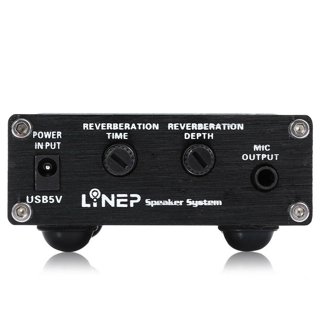 A907 Microphone Sound Amplifier 2 Channel Wired PC Audio Slot for KTV