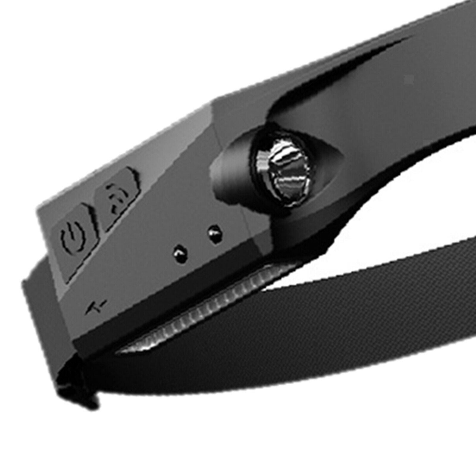 LED Headlamp Flashlight COB Headlight Battery Powered for Fishing, Running