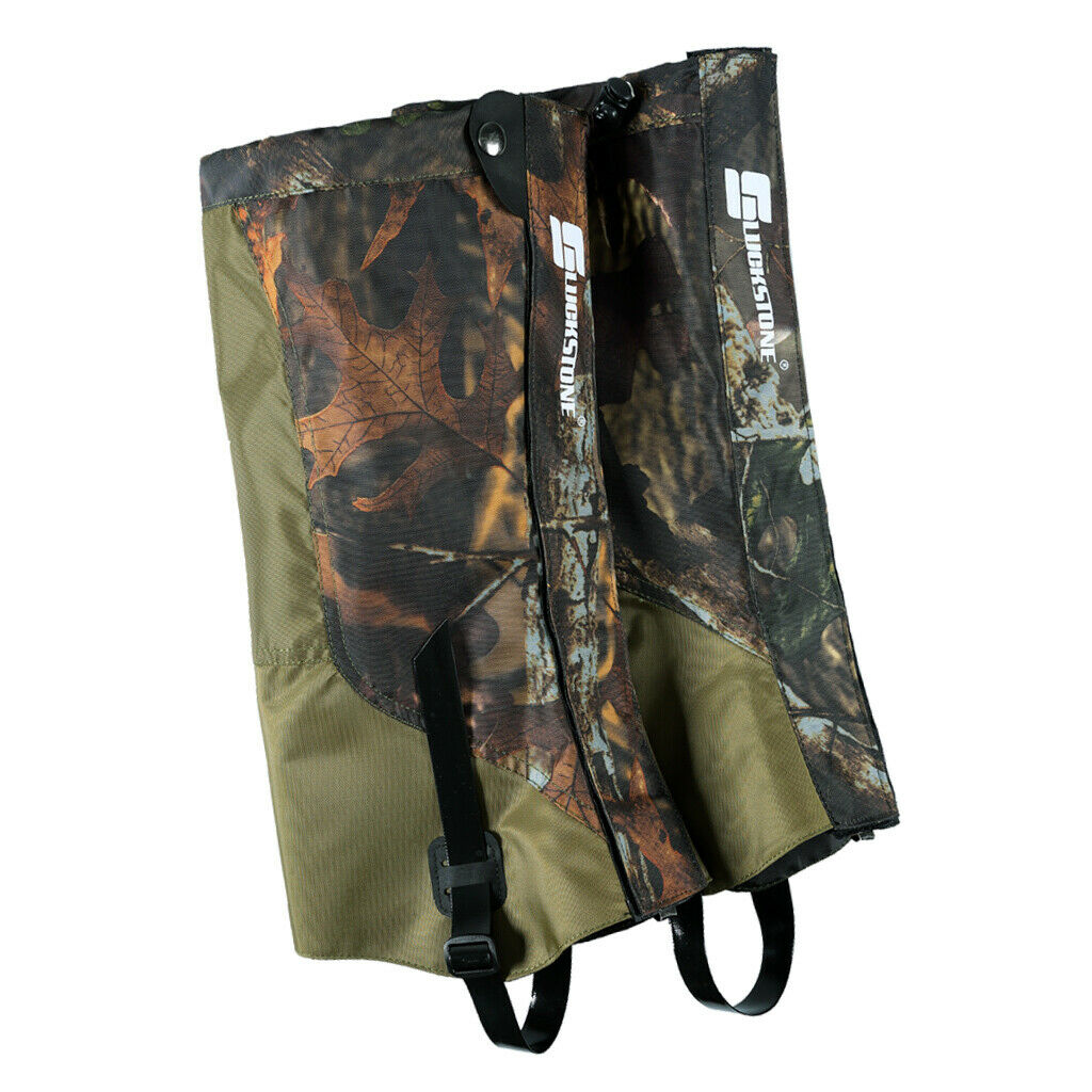 1 Pair Leg Gaiters Abrasion Resistance for Snowshoeing Hiking Hunting Skiing