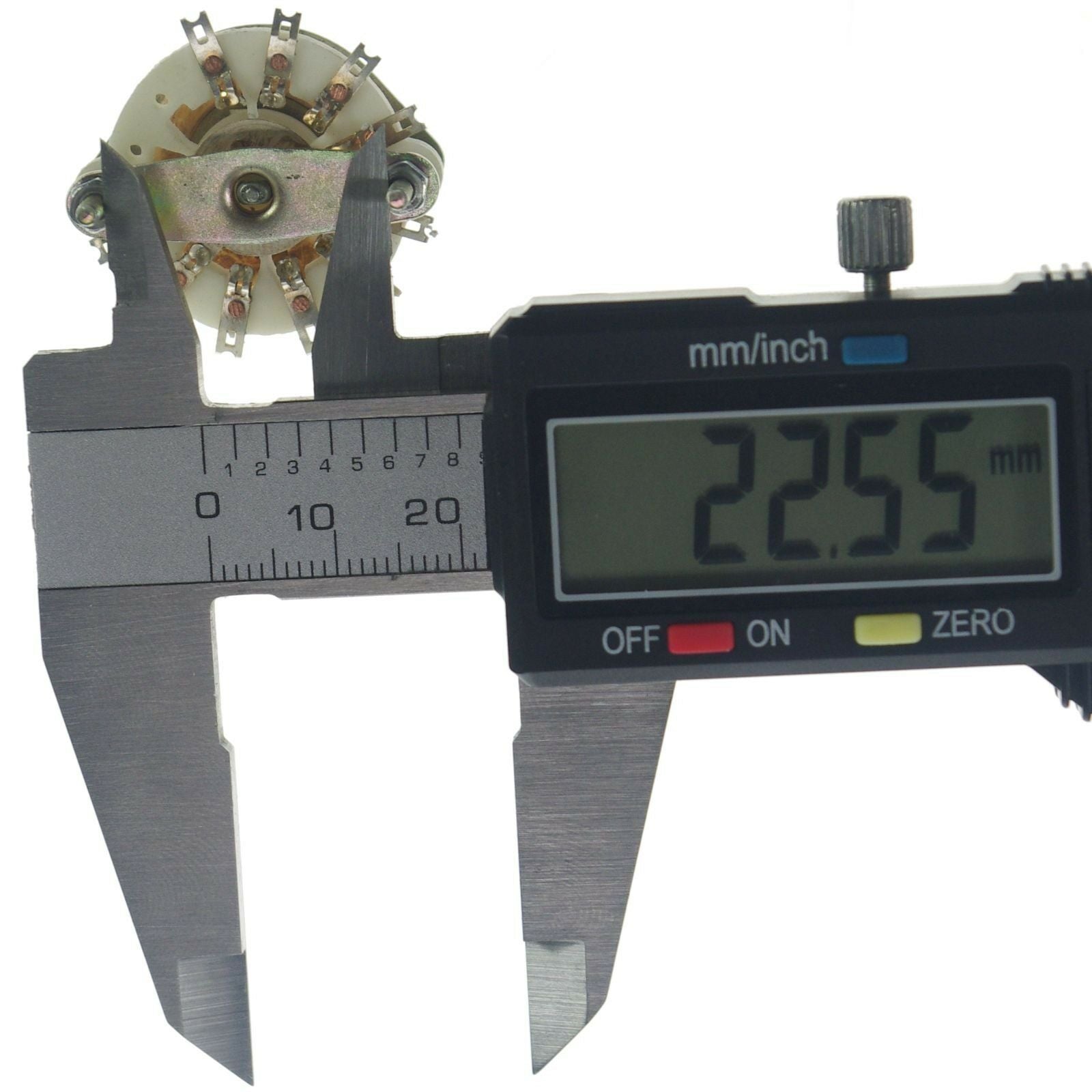 (1)Wave-band Rotary Switch 1 contact 11 position 1 Deck Ceramic Rotate 10 times