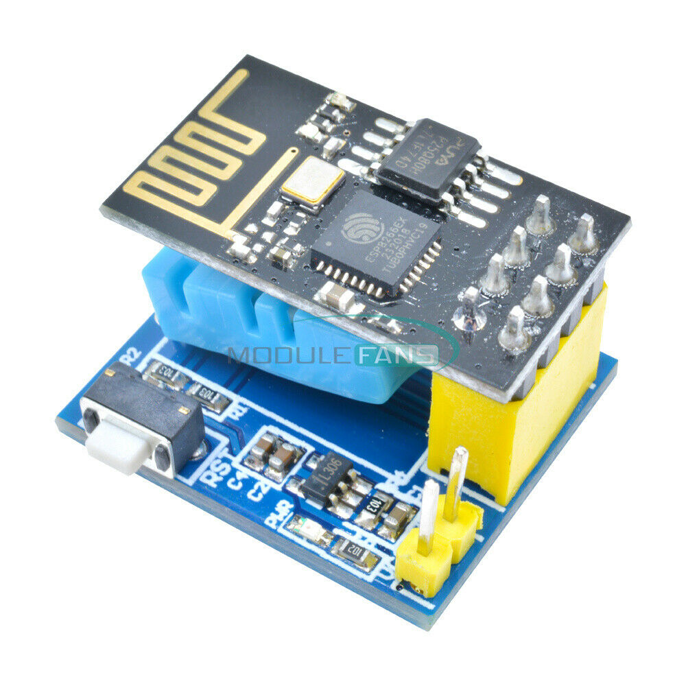 DHT11 Temperature Humidity Sensor ESP8266 ESP-01 WiFi Serial Transceiver Module