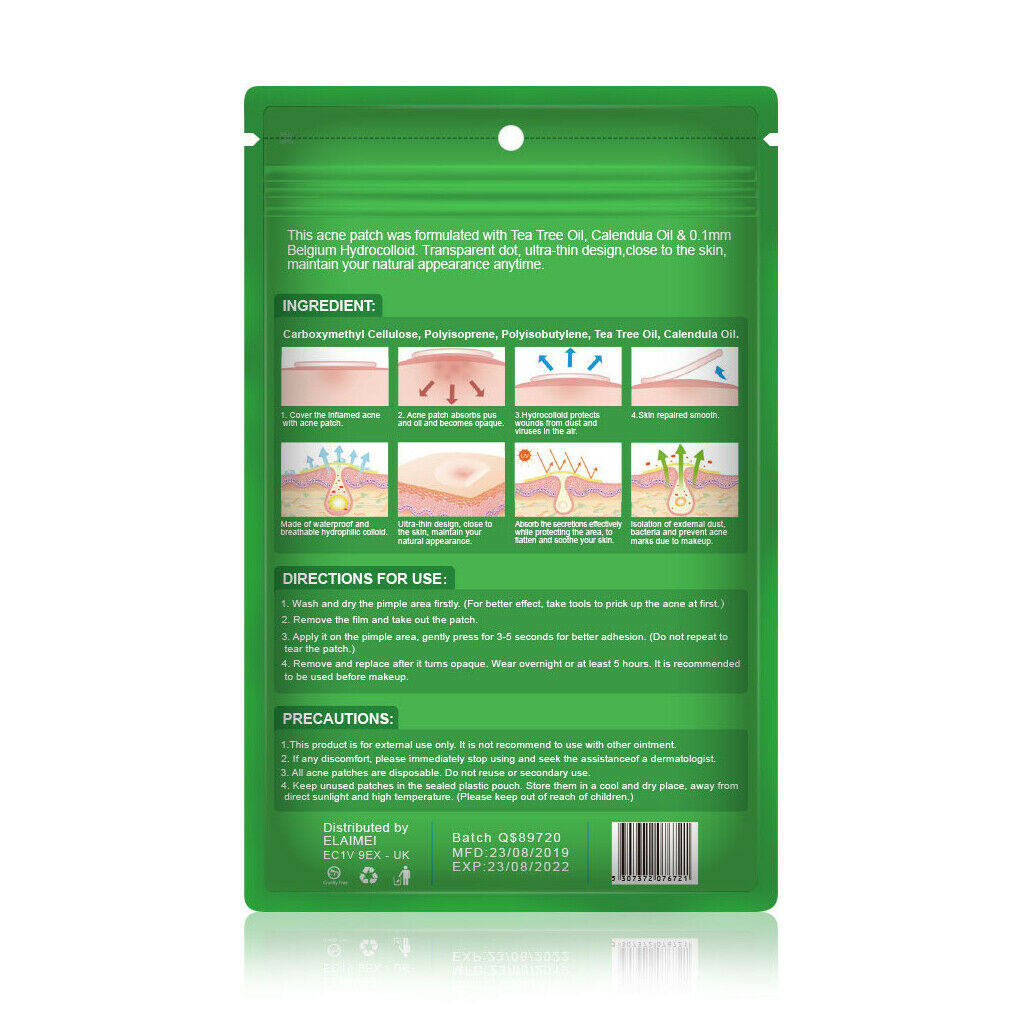 24pcs Acne Stickers Acne Patch Transparent Invisible Remover