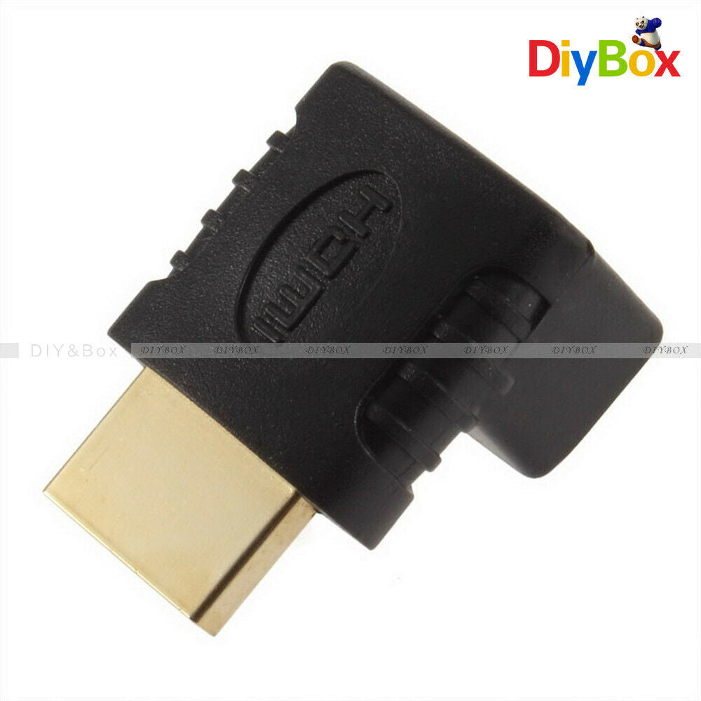 90° 270° Right Angle Angled HDMI Jack Male to Female Adapter Connector For HDTV
