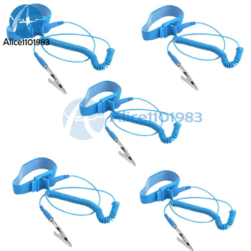 10PCS Brand Anti Static ESD Wrist Strap Discharge Band Grounding Prevent Static
