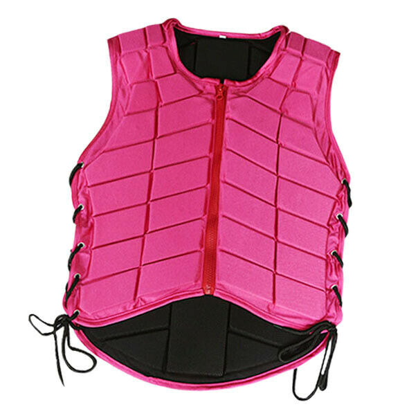 Safety Horse Riding Vest Equestrian Body Protector Waistcoat Kids Pink M Coat