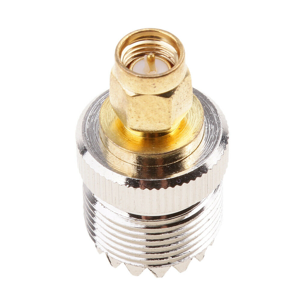 SO239 UHF Female Socket to SMA Male Plug Antenna RF Adapter