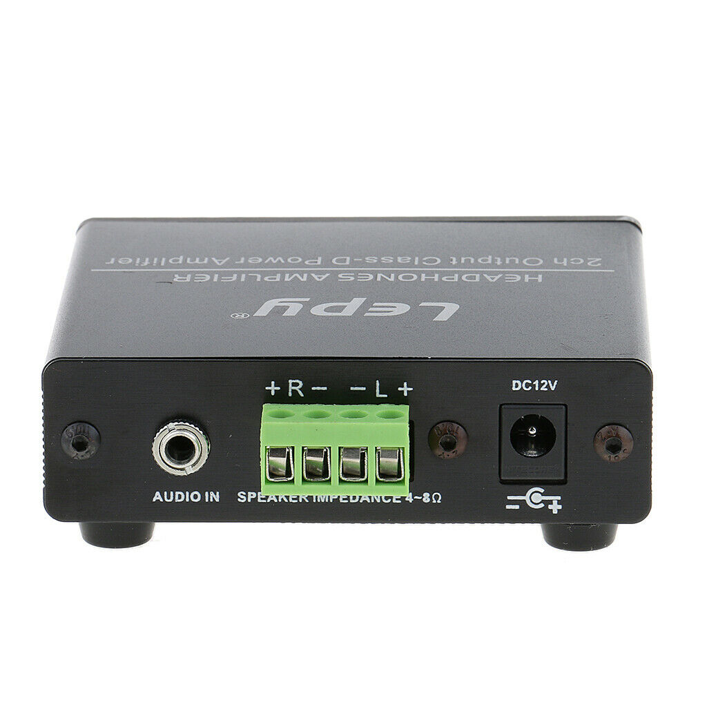 DC 12V 20WX2 Class-D Mini Hi-Fi Digital Stereo Audio Headphone Amplifier