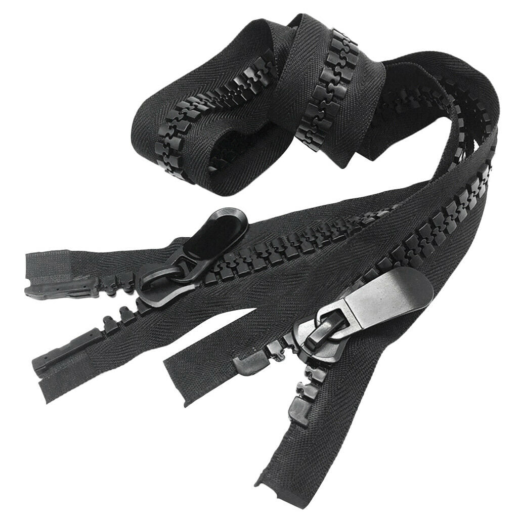 #20 Marine Separating Zipper Bimini Top Boat Canvas Outdoor 42" 106cm Black