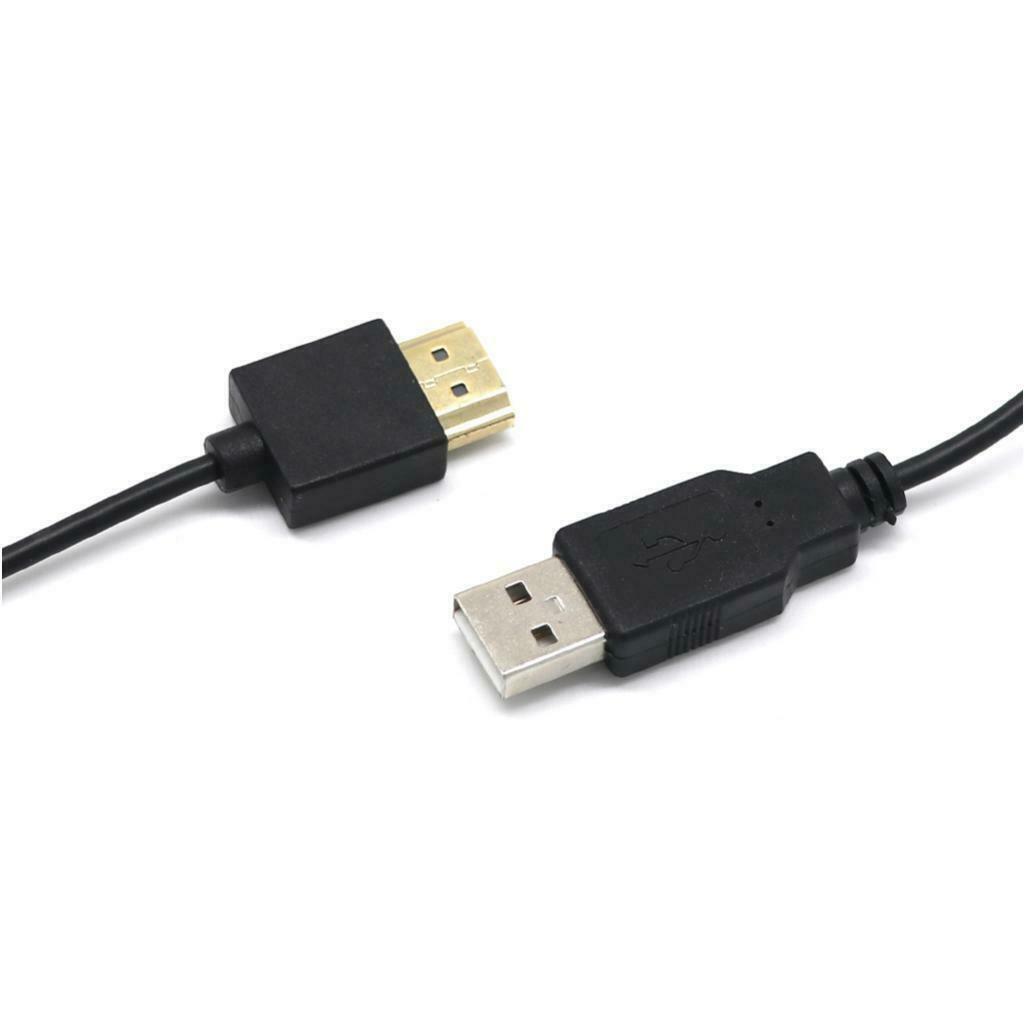 USB 2.0 Male to HDMI Male Converter PC TV HD HDTV Adapter Charging Cable