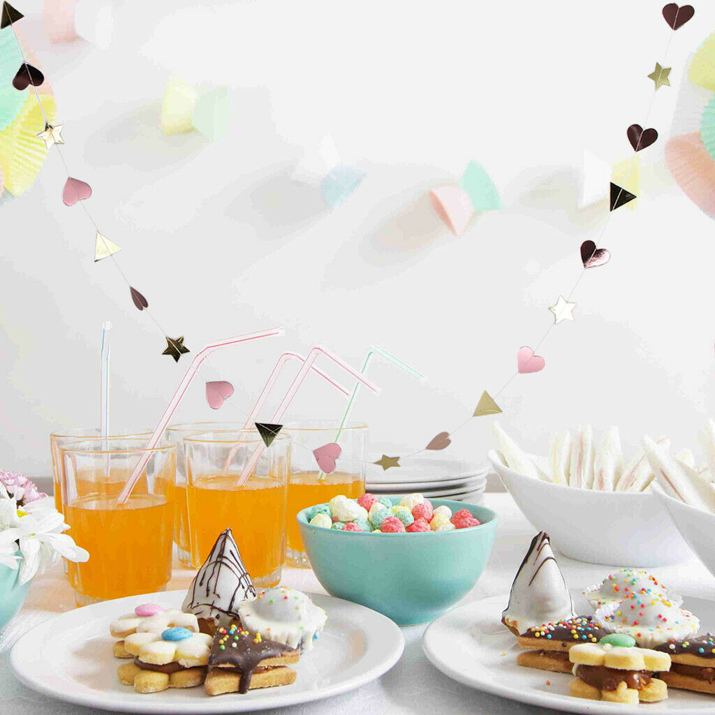 Paper Garland Bunting Banner Hanging Decoration for Wedding Birthday Party 6