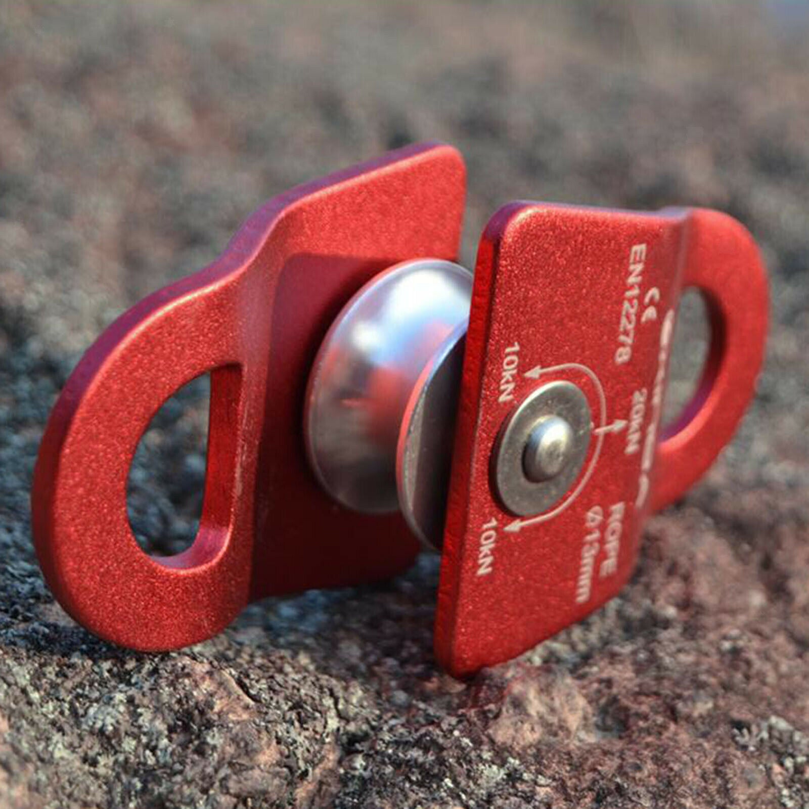 20KN 4500lbs General Purpose Mobile Micro Pulley for Rock Climbing Rigging