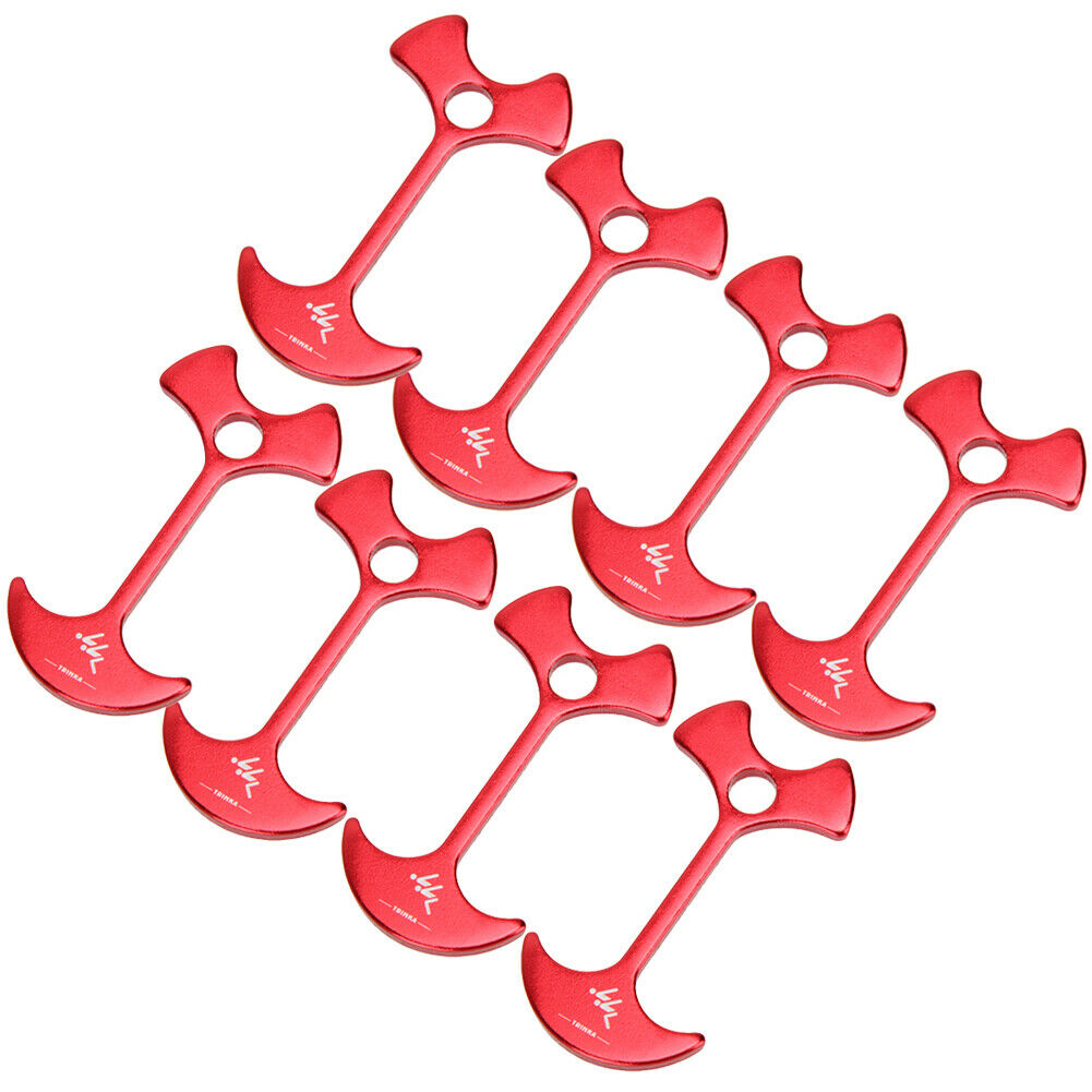 8pcs Floor Nail Camping Wedding Tent Peg Path Deck Camp Wind Rope Chains @