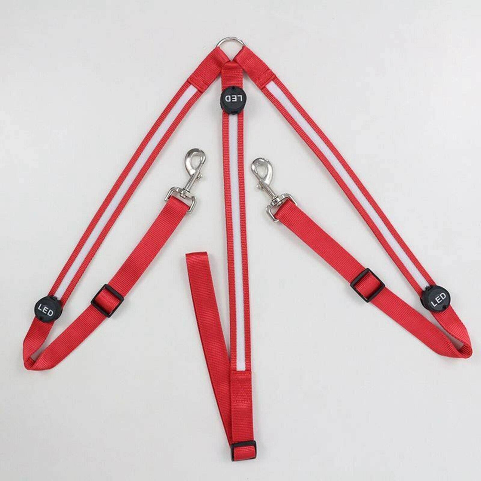 LED Horse Breastplate Collar Bridle Halter Night Neon Lights High Visibility