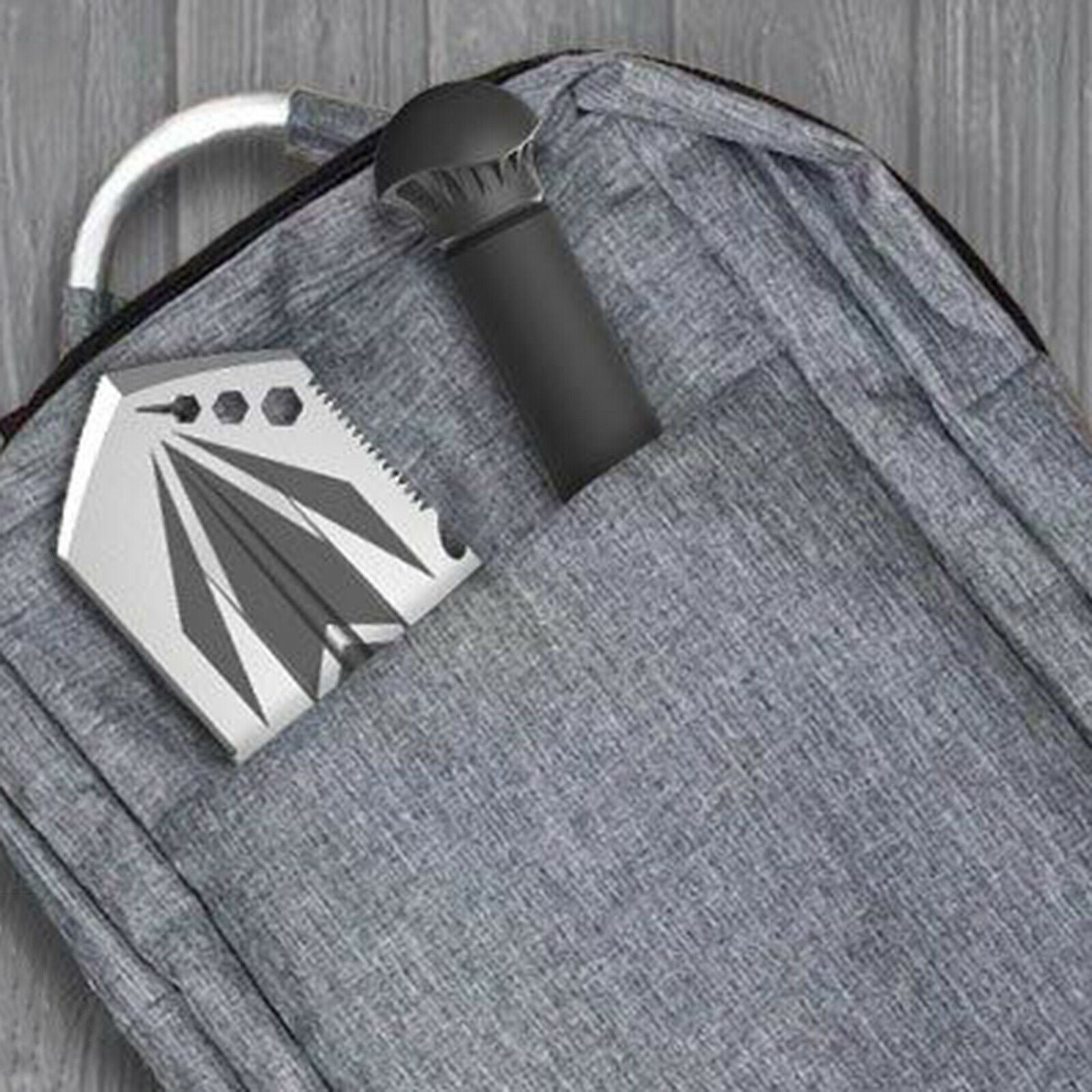 Folding Camping Shovel Survival Axe with Sponge Handle Digging Chipping