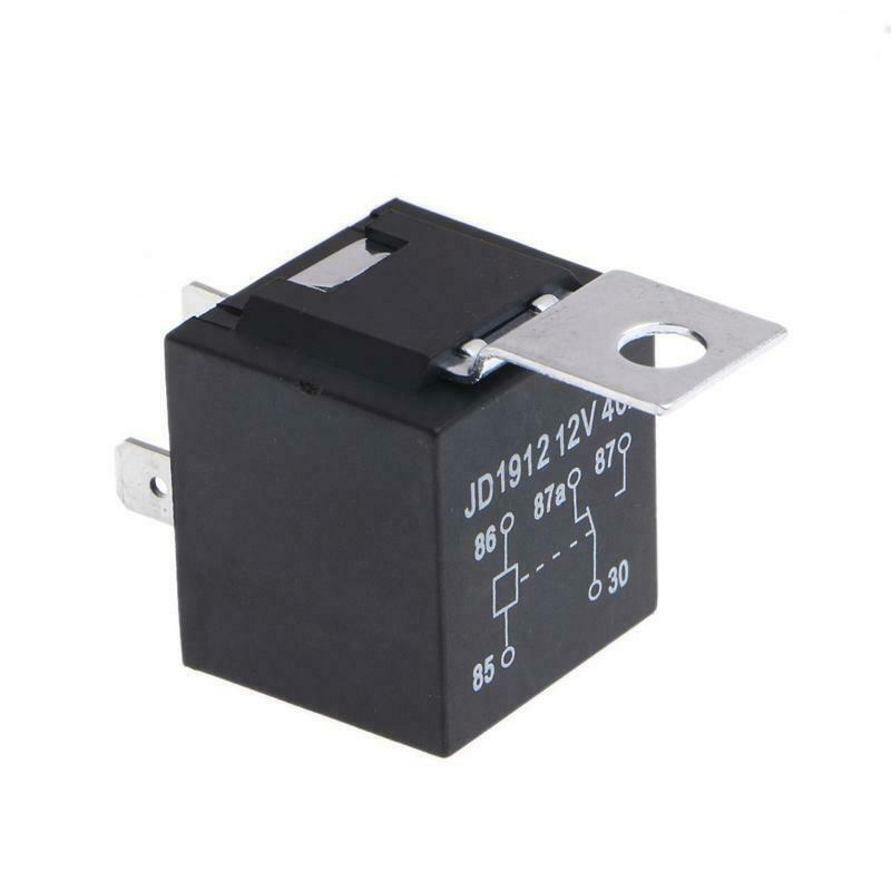 Waterproof Car Relay DC 12V 40A 4Pin Automotive Fuse Relay Normally Open