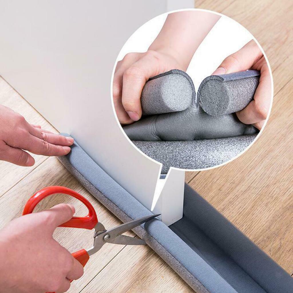 Self Adhesive Foam Window Door Bottom Seal Strip Soundproof Rubber
