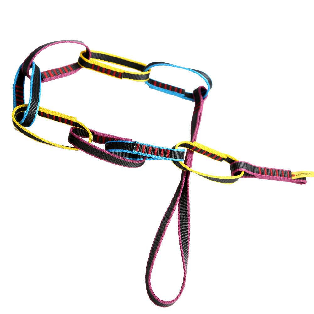 22KN 140cm Rock Climbing Sling Webbing Loop Daisy Chain Cord Sports Equip