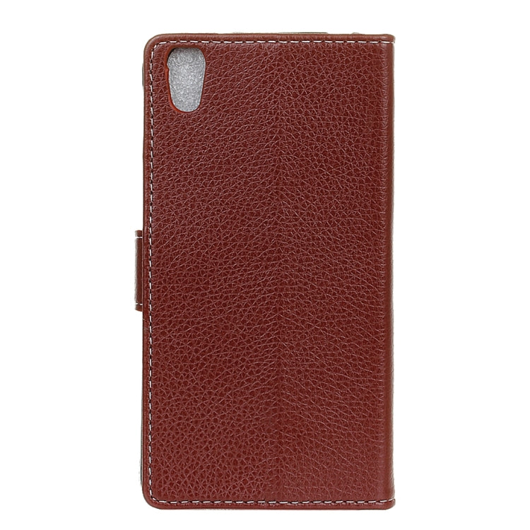 For Alcatel Idol 4 Litchi Texture Horizontal Flip PU Leather Case with Magnetic Buckle & Holder & Card Slots & Wallet & Photo Frame