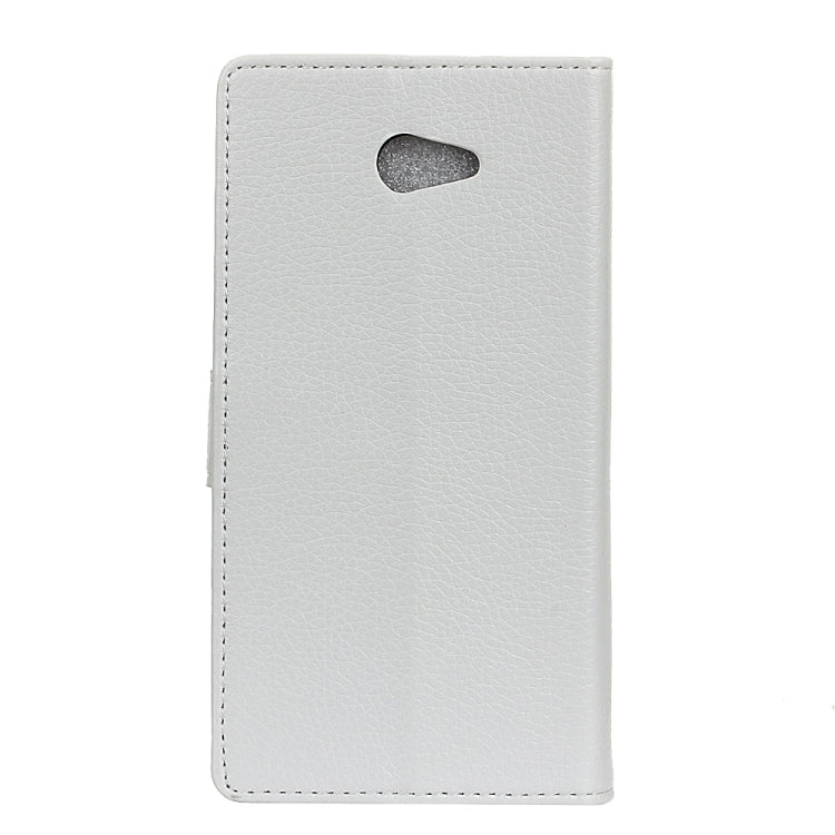 For Vodafone Smart ultra 7 Litchi Texture Horizontal Flip PU Leather Case with Magnetic Buckle & Holder & Card Slots & Wallet & Photo Frame