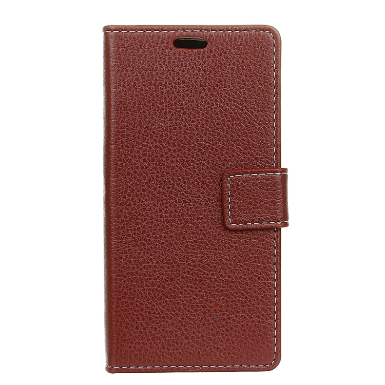 For Vodafone Smart ultra 7 Litchi Texture Horizontal Flip PU Leather Case with Magnetic Buckle & Holder & Card Slots & Wallet & Photo Frame