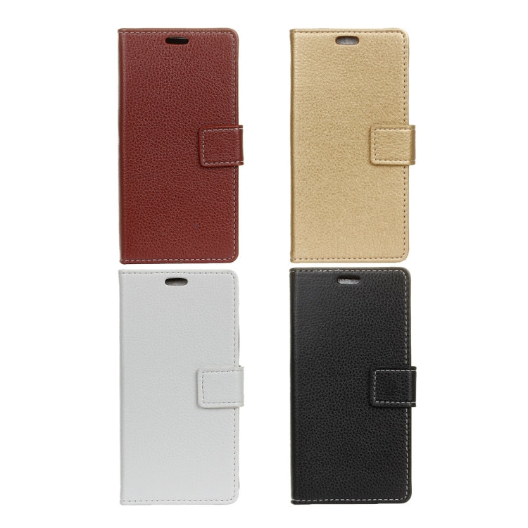 For Vodafone Smart ultra 7 Litchi Texture Horizontal Flip PU Leather Case with Magnetic Buckle & Holder & Card Slots & Wallet & Photo Frame
