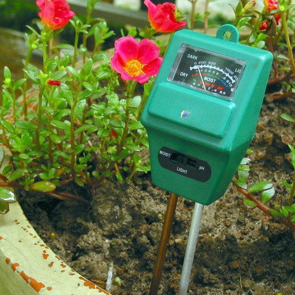 3 in 1 PH Tester Soil Water Moisture Light Test Meter for Garden Plant Flower