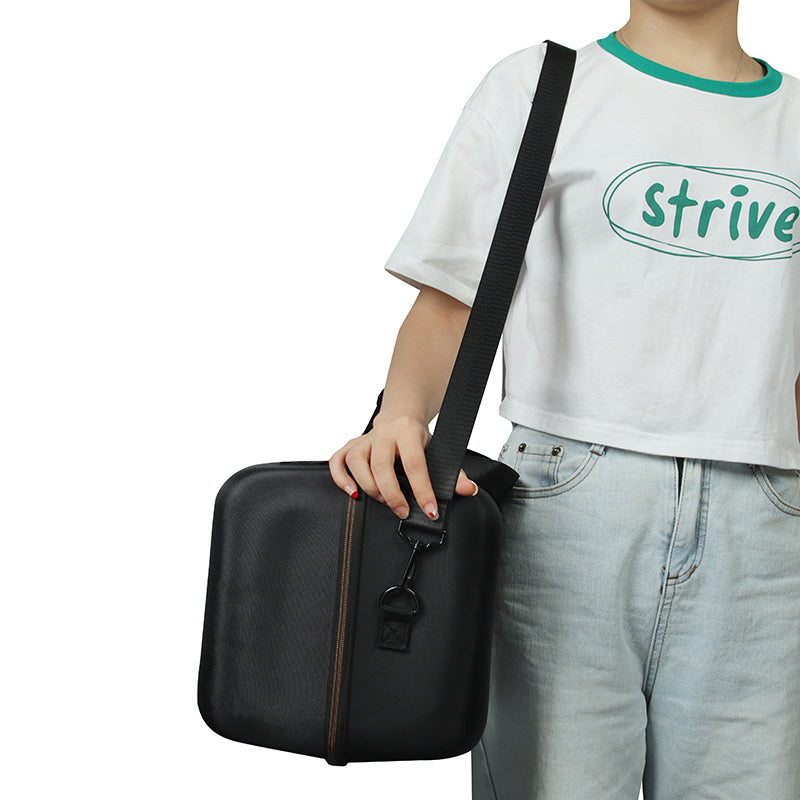 for JBL PartyBox On-The-Go Shockproof Hard EVA Storage Bag Carrying Box with Microphone Bag