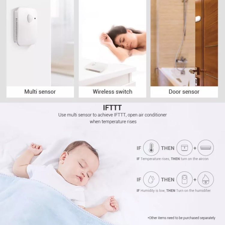 MSK1 Smart Home Security Door Magnetic Sensor Infrared Temperature and Humidity Sensor Kit