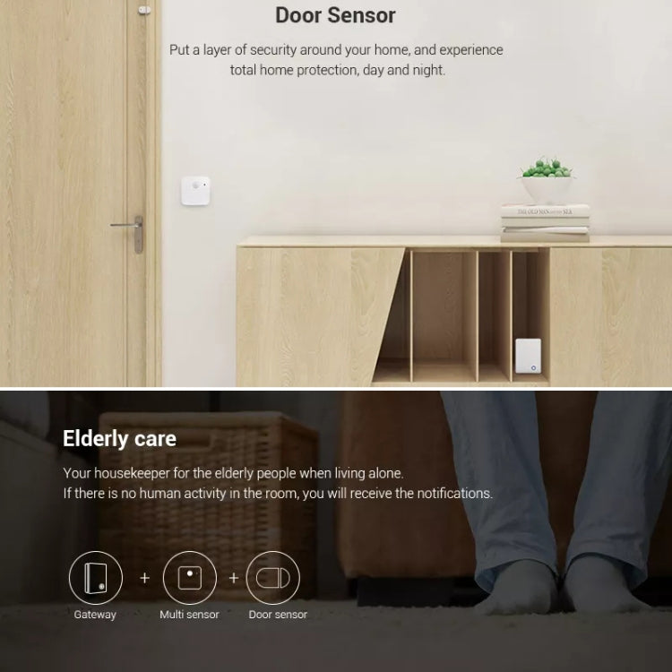 MSK1 Smart Home Security Door Magnetic Sensor Infrared Temperature and Humidity Sensor Kit